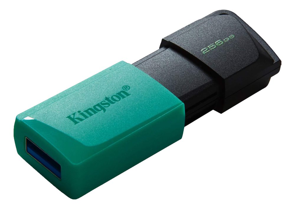 Memoria Flash USB Kingston Data Traveler Exodia S 256GB Gen 1 3.2 Tipo a C/tapa Giratoria Negro+naranja DTXS/256GB