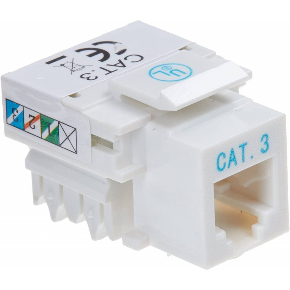 Jack, Intellinet, 210843, RJ11/RJ12 de Impacto Blanco