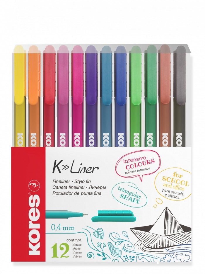 Rotuladores Kores K-Liner punto 0.4 estu