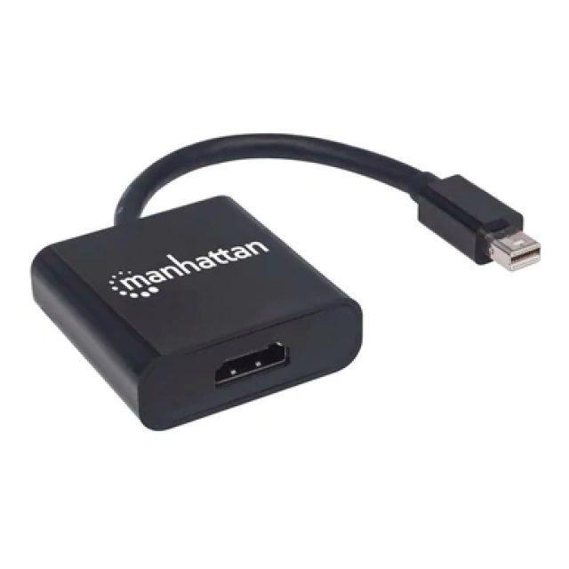 Adaptador, Manhattan, 153713, Displayport M a HDMI H 4K@60HZ