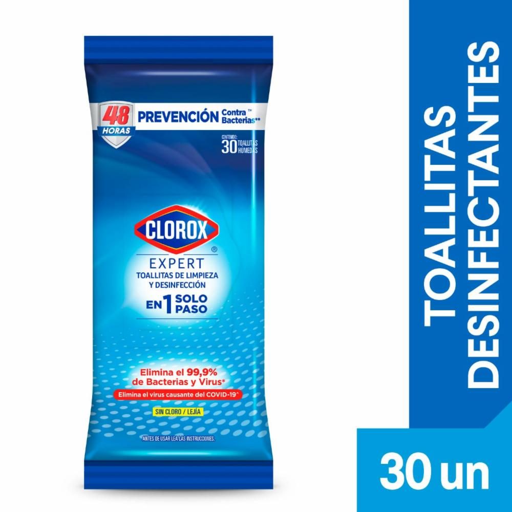 TOALLA DESINFECTANTE (30 PZ)