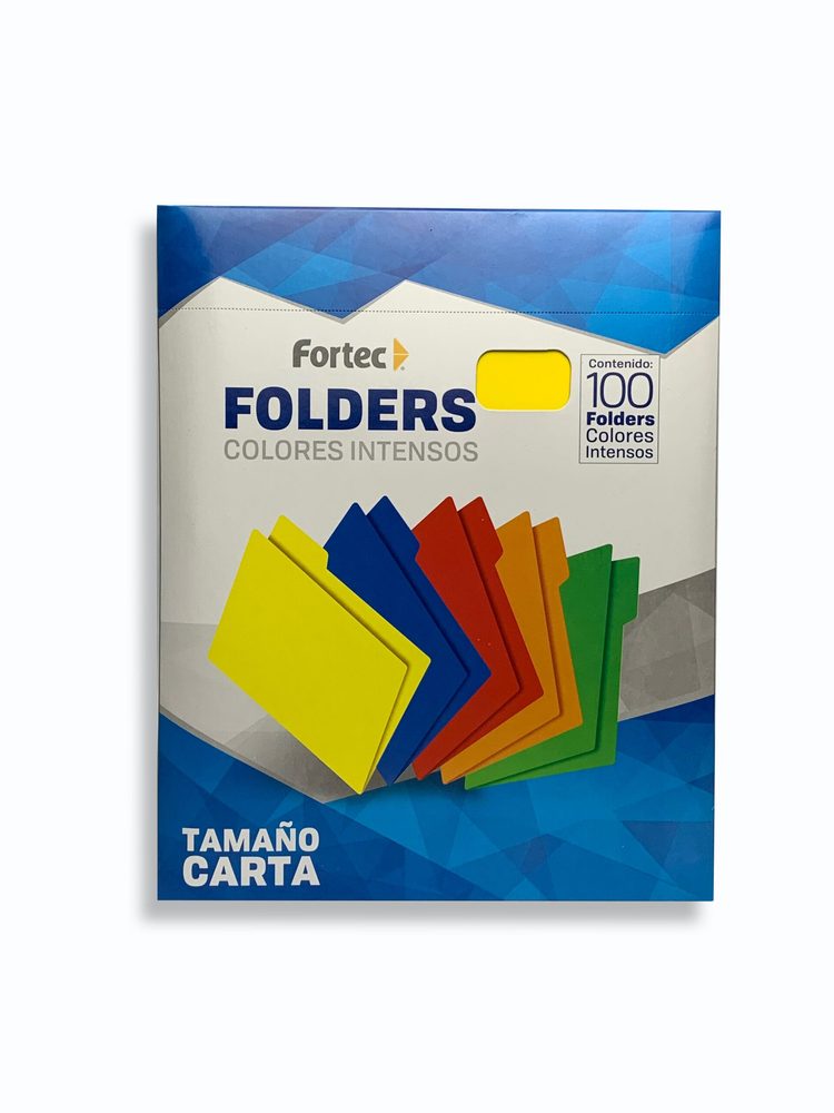 Folder de color intenso Fortec carta col