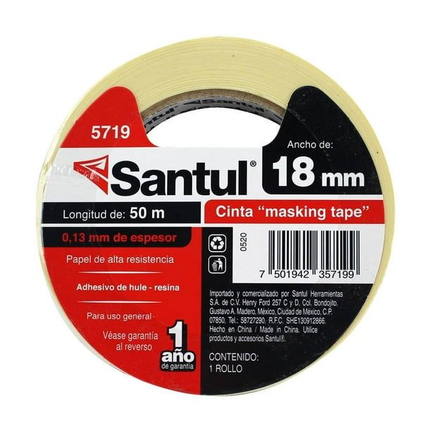 Masking tape SANTUL 18MM X 50M.
