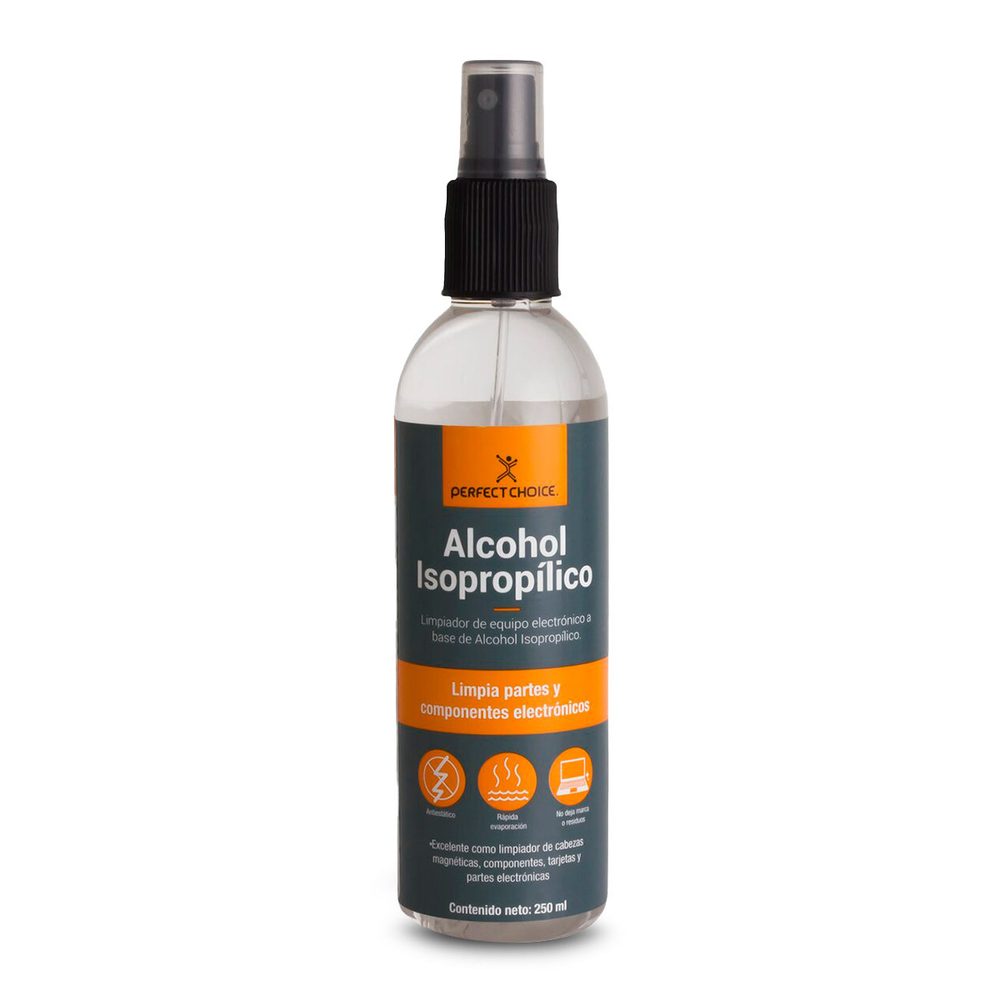 Limpiador Perfect Choice alcohol 250ml