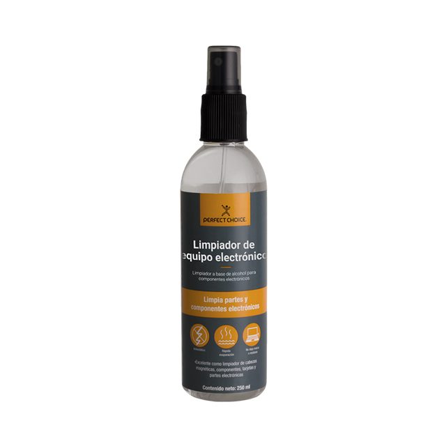 Limpiador Liquido Antiestatico para Equipo Electronico / Computadoras Perfect Choice 250 Ml