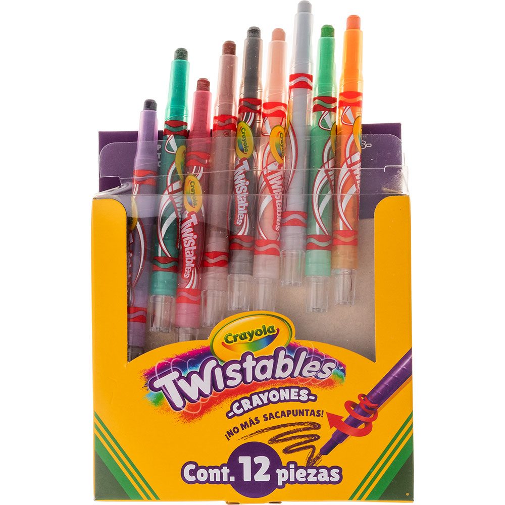 Mini crayones Crayola Twistables 12 unid