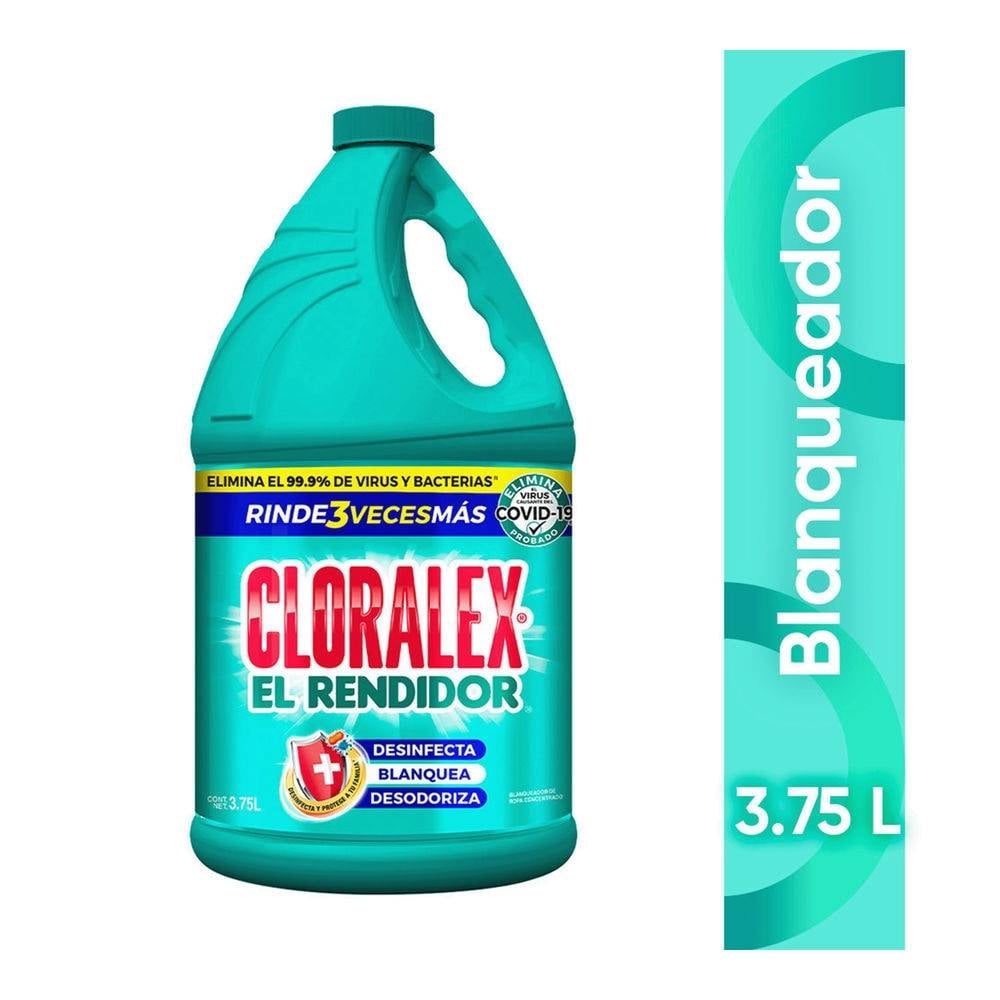 Blanqueador Cloralex, cloro 3.75 Lt..