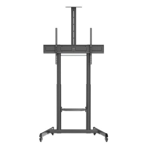 SOPORTE/462709/MANHATTAN/SOPORTE Tipo Carrito con Ajuste de Altura sin Herramienta para Pantallas Grandes de 60 a 120