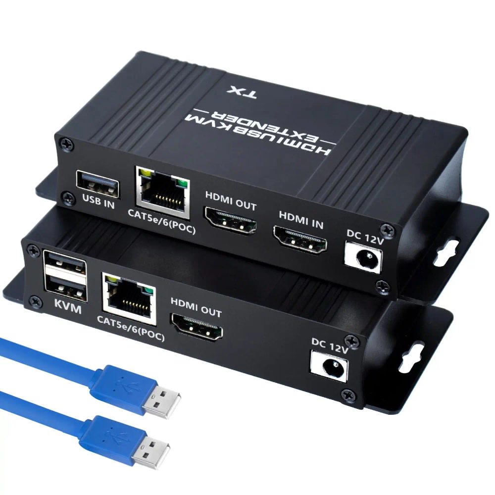 EXTENSOR/MANHATTAN/208413/KIT Extensor KVM HDMI Sobre IP 1080P, 120 M