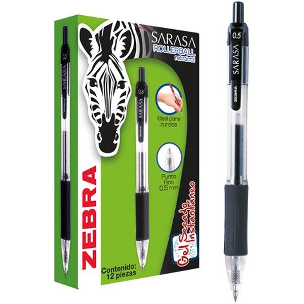Bolígrafo de gel ZEBRA SARASA punto fino