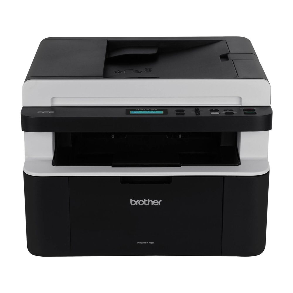 Impresora Multifuncional Brother DCP1617NW Laser inalámbrica Blanco y Negro
