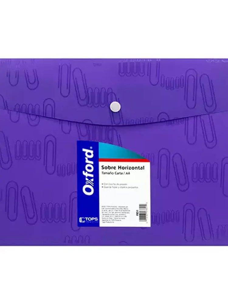 Sobre porta documentos Oxford carta colo