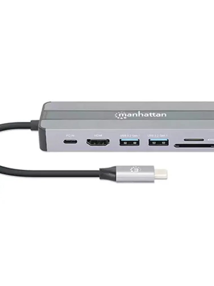 Docking Station Manhattan USB-C 7 puerto