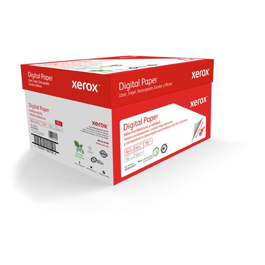 Caja de papel bond Rojo Xerox tamaño ofi