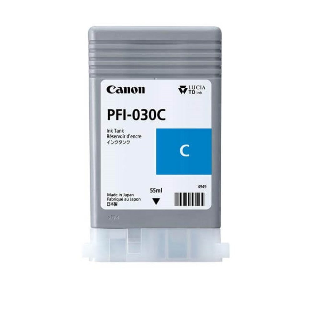Cartucho Canon para tinta PFI-030 cyan