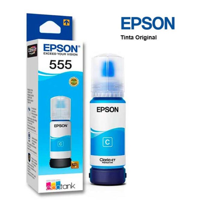 Tinta cyan Epson T555220.