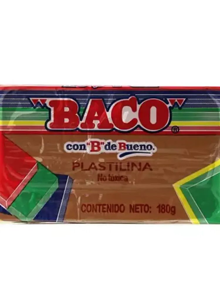 Marqueta de plastilina BACO color café 1