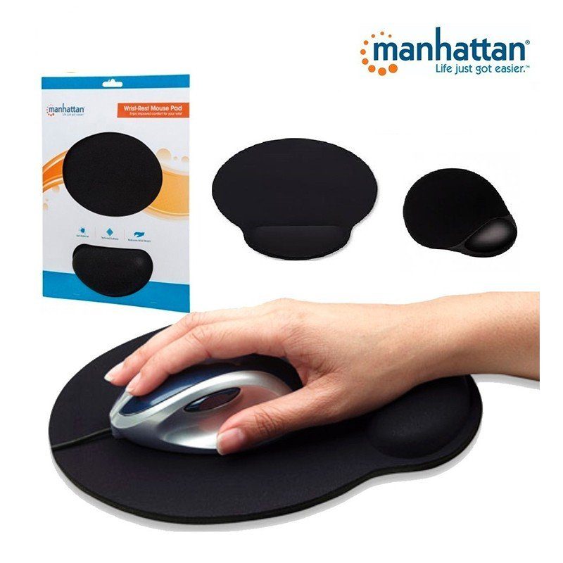 Mousepad Manhattan ergonomico azul