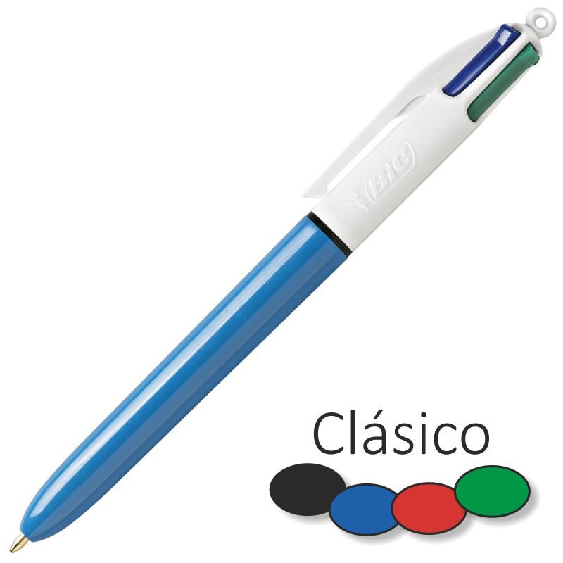 Bolígrafo 4 colores básicos BIC original