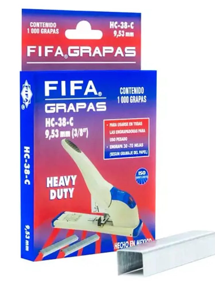 Grapas de uso pesado 3/8 FIFA Heavy Duty