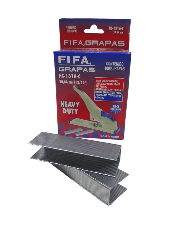 Grapas de uso pesado 13/16 FIFA Heavy Du