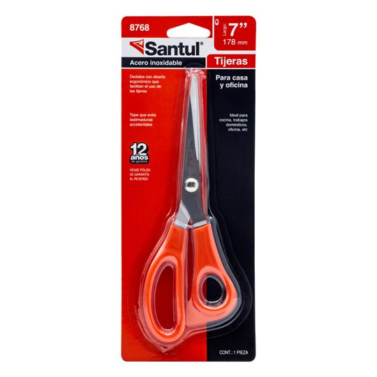 Tijeras SANTUL de 17 CM (7 pulgadas) col
