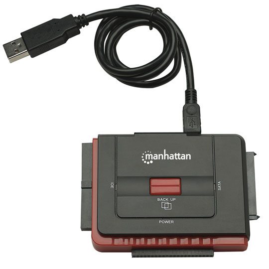 Adaptador USB, Manhattan, 179195, 2.0 a HDD IDE40/SATA Otb