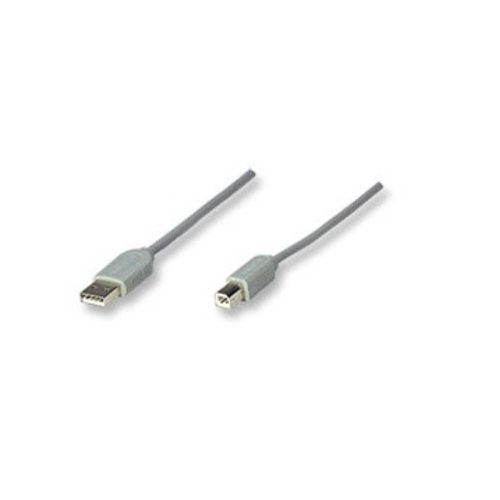 Cable Manhattan USB a-b v1.1 4.5m gri