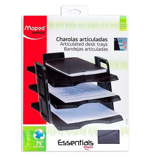 Charola essentials desk gris humo Maped
