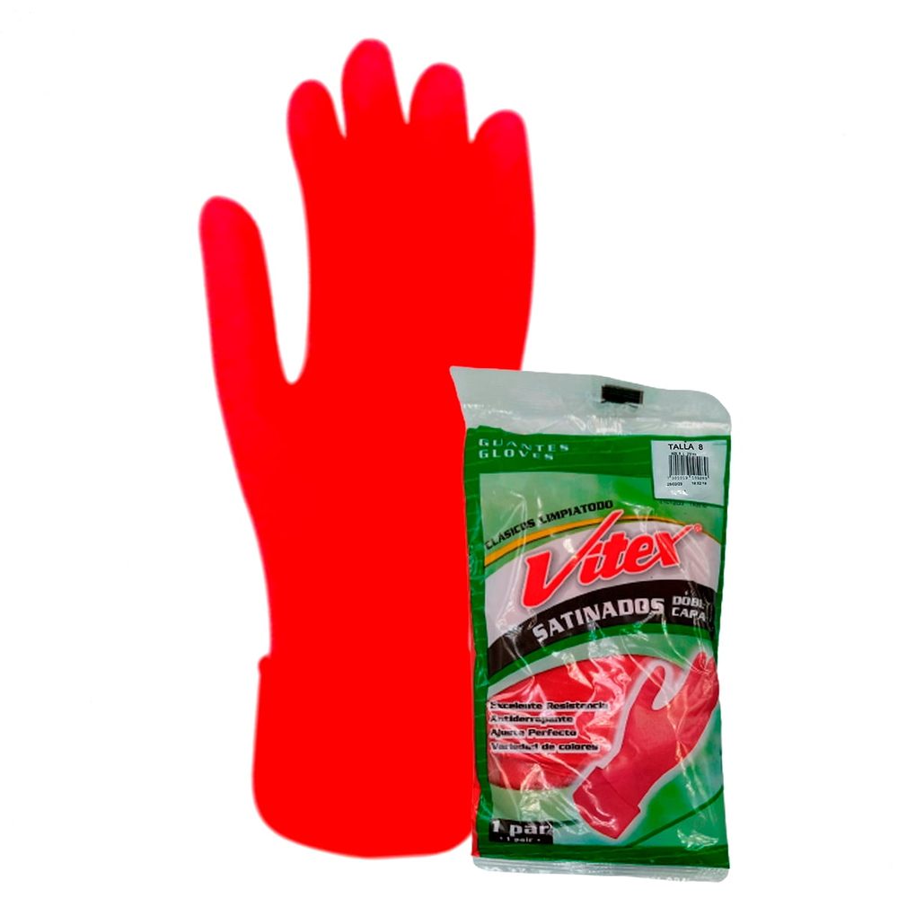 Guantes de latex antiderrapantes N. 8 Vi