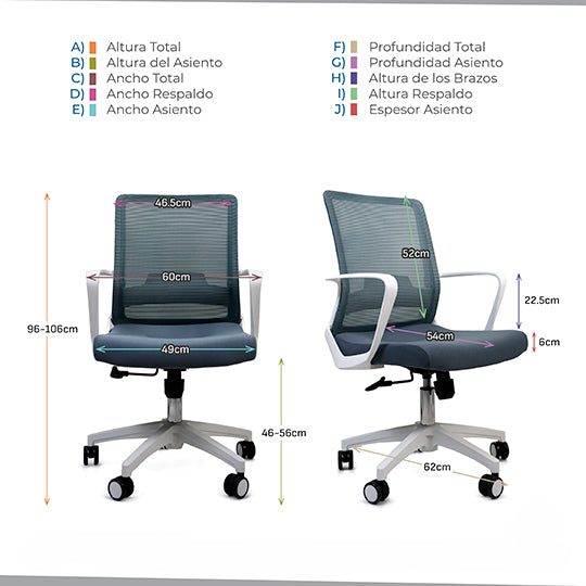 Silla ejecutiva ERGO mod. Civita-B con d