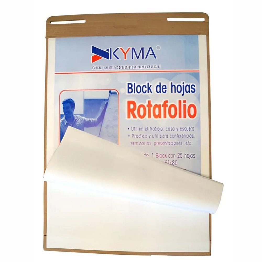 Block rotafolio KYMA cuadro grande 7mm c