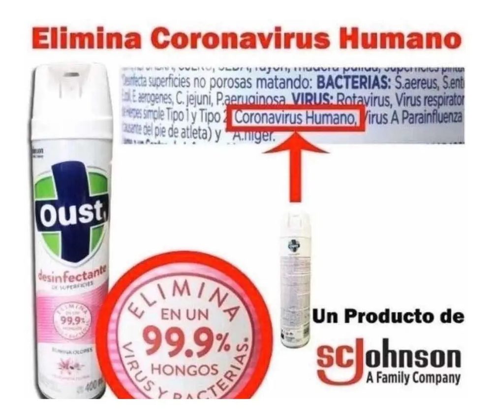 Aerosol desinfectante Scj Johnson 400 ml