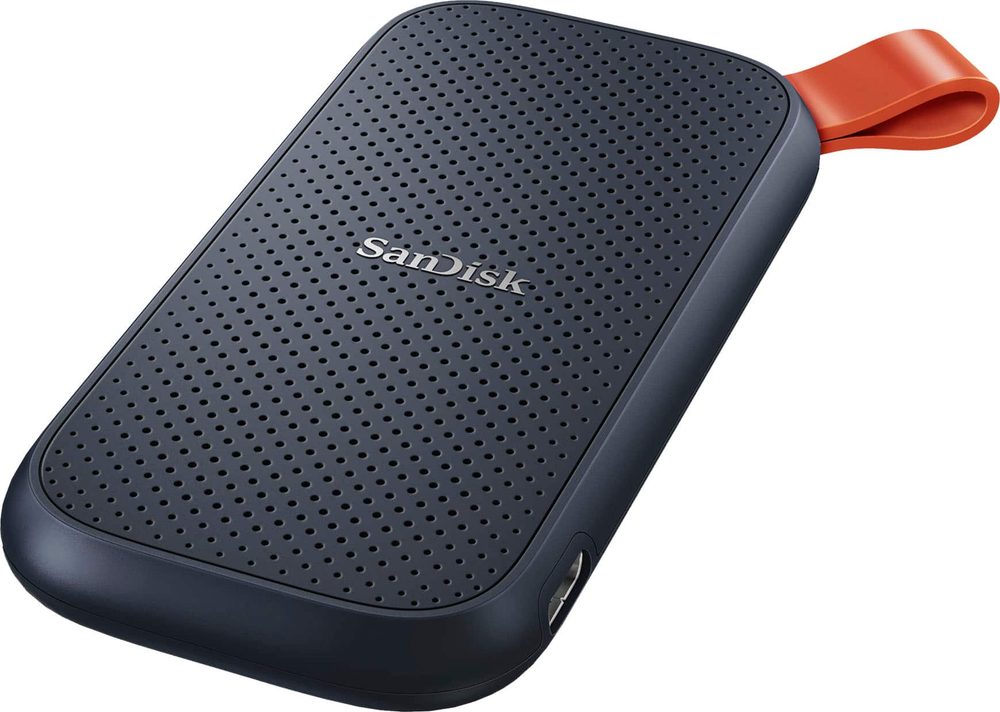 Unidad de Estado Solido SSD Externo Sandisk 2TB USB 3.2 Velocidad de Lect. 800 Mb/s Uso Rudo SDSSDE30-2T00-G26