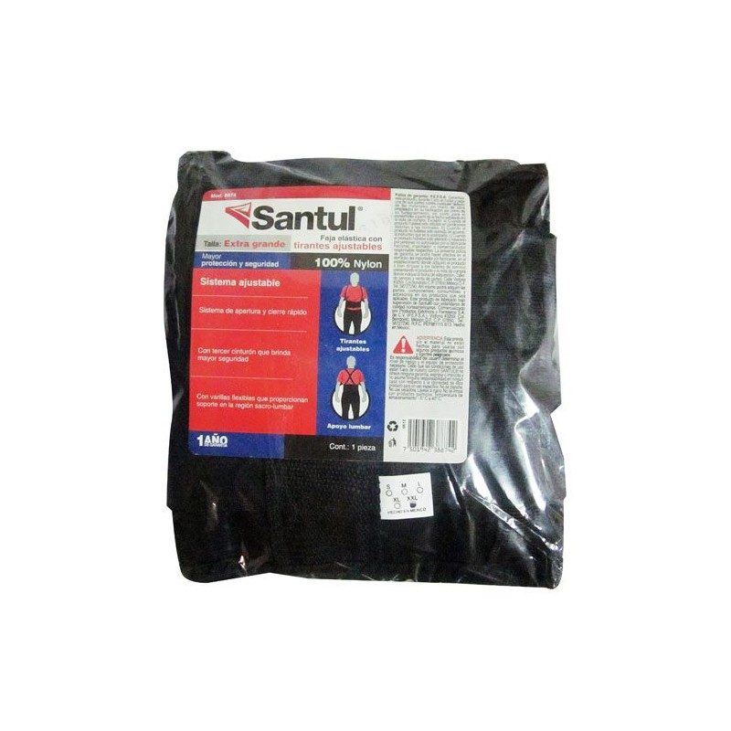 Fajas con tirantes santul talla XL