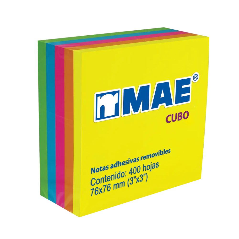 Notas Adhesivas MAE 3x3 pul block con 10