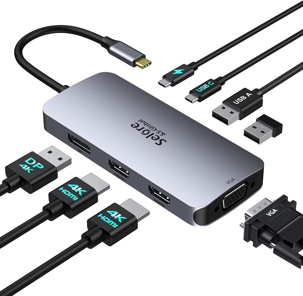 Docking USB, Manhattan, 130707, -c 3 Ptos, Hdmi/usb-a/usb-c Pd