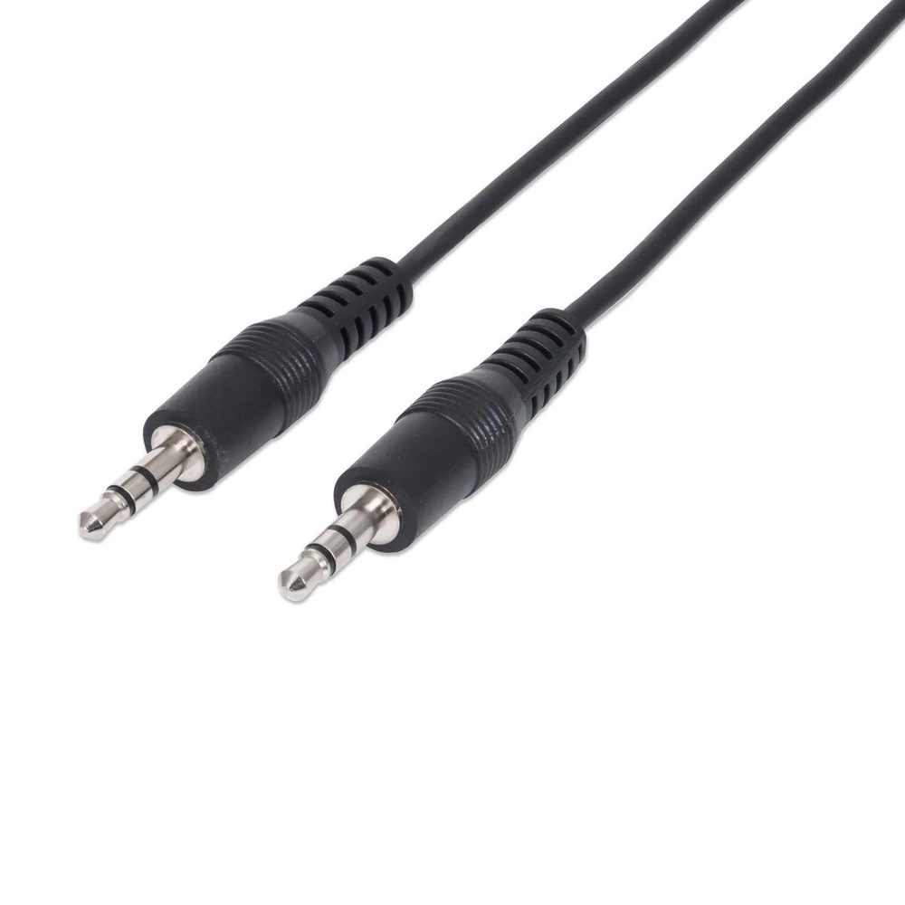 Cable Audio, Manhattan, 334594, Estereo 3.5MM M-m 1.8M Negro