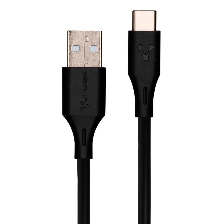 Cable USB a Tipo C / Vorago / 1 Metro / Carga Rapida / Negro
