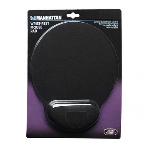Mousepad Manhattan ergonomico negro