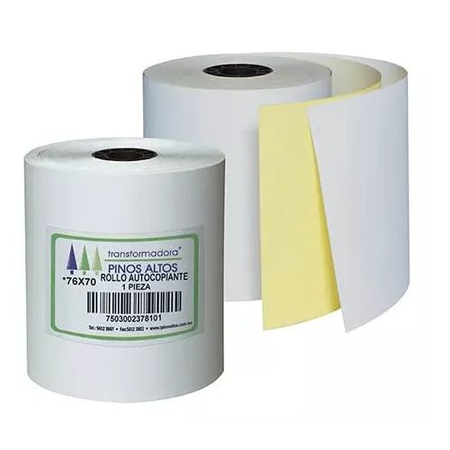 Rollo de papel autocopiante Pinos Altos