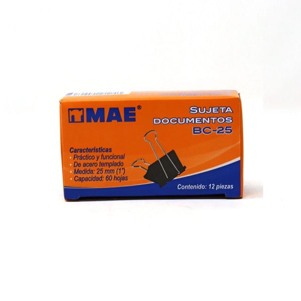 Sujeta documentos BACO No. 1 25.4 mm caj