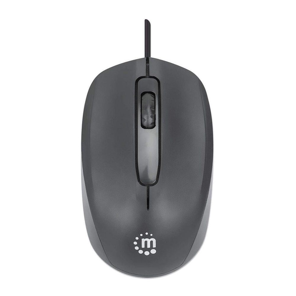 Mouse, Manhattan, 190190, Optico Estndar USB Negro