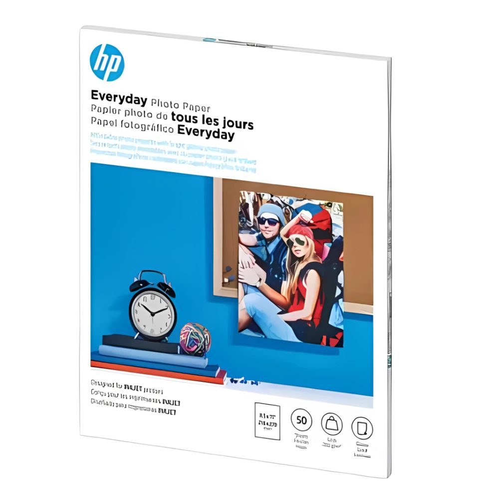 Papel fotográfico HP Everyday Glossy tam