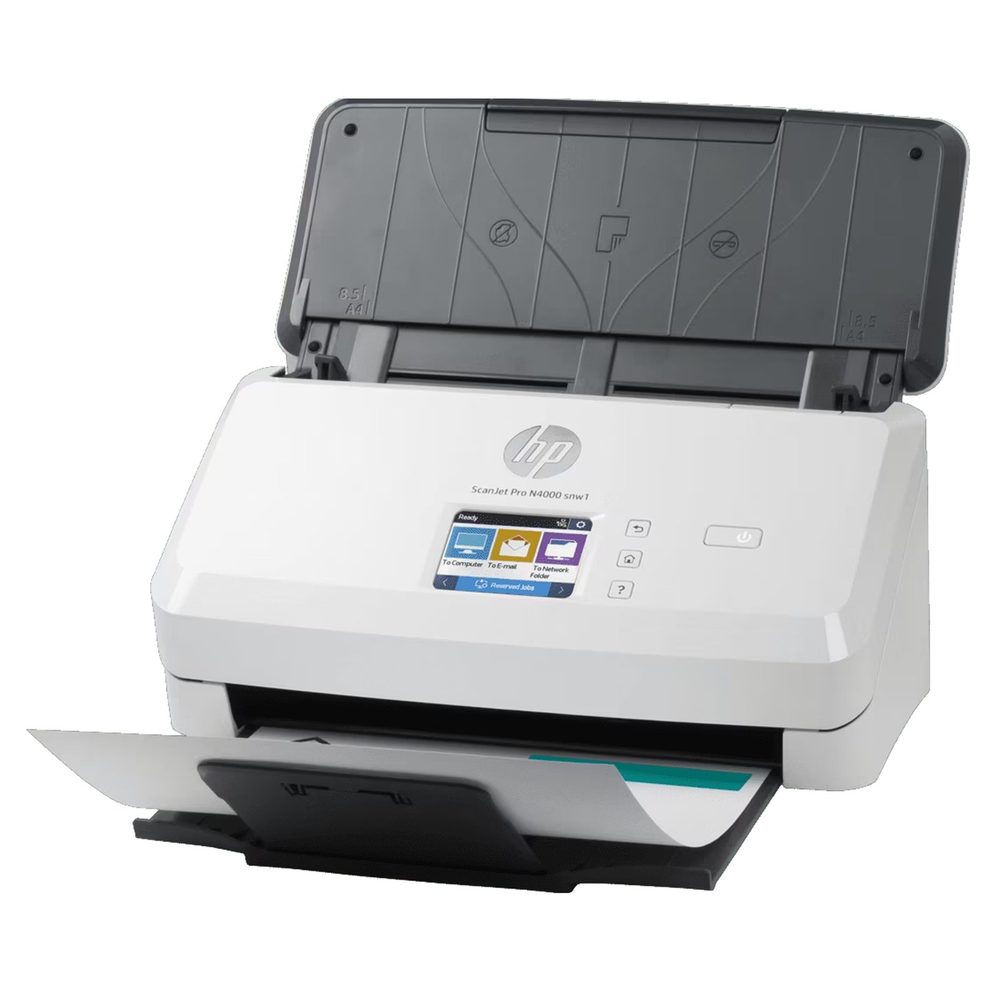 Escáner HP con ADF, ScanJet Pro N4000 SN