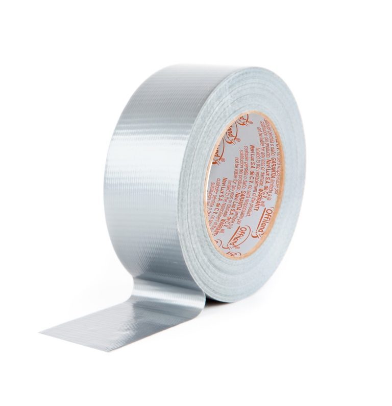 Cinta ducto uso 180 Offiland color plata