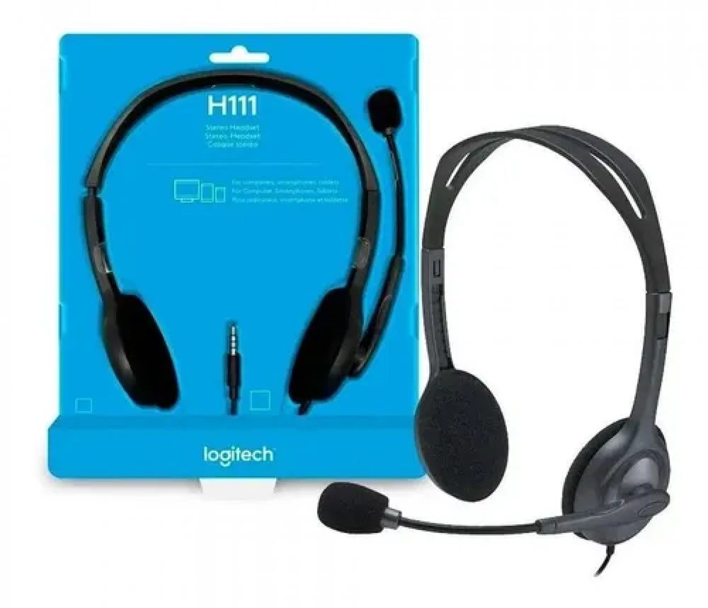Audífonos Logitech H111 Diadema con Micr