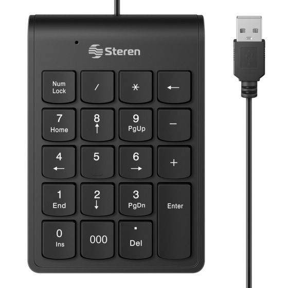 Teclado numérico de usb STEREN 1 pieza