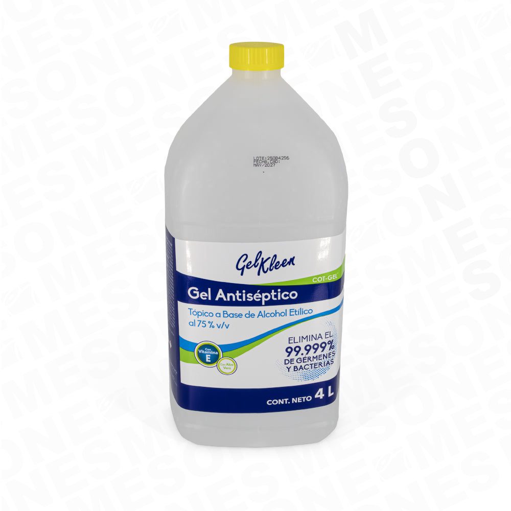 Gel antiséptico Cleaning de 4 Lt.