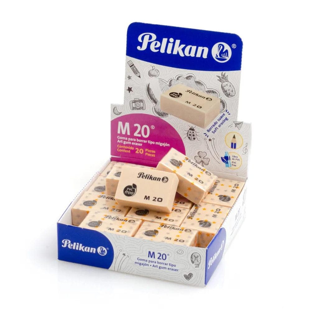 Goma Pelikan M20 de tipo migajón caja co